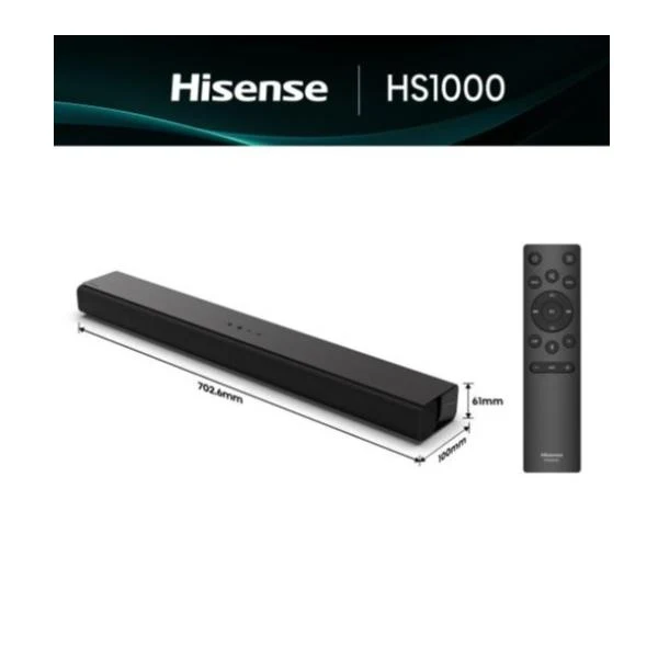 Hisense HS1000 Nero 2.0 canali 120 W