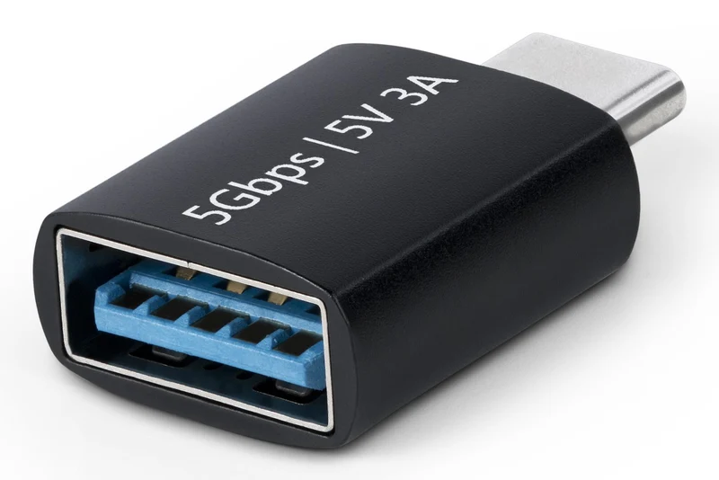 StarTech.com Adattatore USB-C a USB-A, USB 5Gbps, adattatore compatto da USB Tipo-C maschio a USB Tipo-A femmina, alloggiamento in metallo resistente, M/F