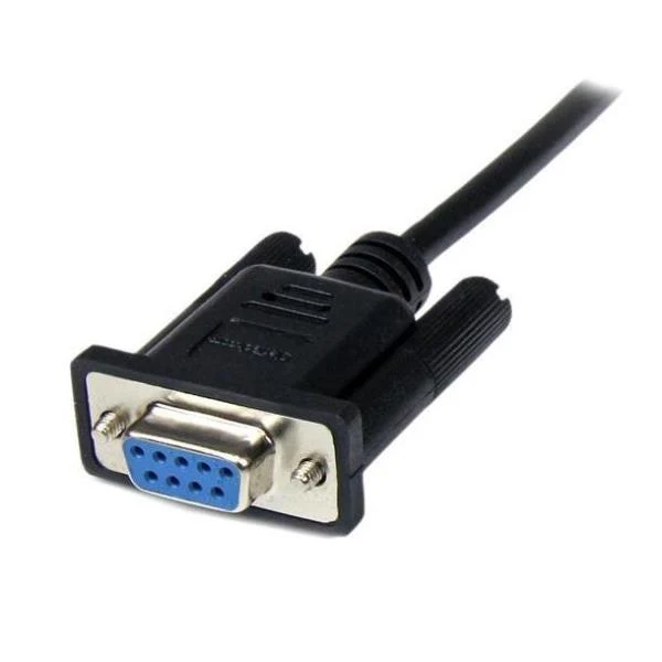 StarTech.com Cavo seriale null modem DB9 RS232 nero 2 m - F/M
