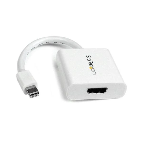 StarTech.com Adattatore Mini DisplayPort a HDMI Passivo 1080p - Convertitore Video mDP 1.2 a HDMI - Dongle Mini DP o Thunderbolt 1/2 Mac/PC a HDMI per Monitor/TV/Display - Bianco