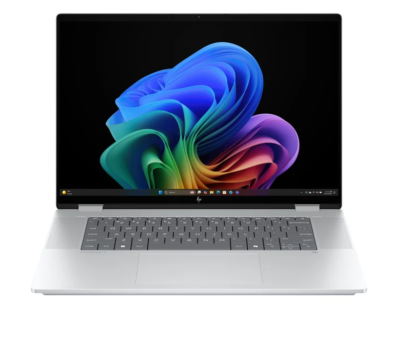 HP OmniBook X Flip Gen AI 16-as0028nl Copilot+ PC Intel Core Ultra 7 258V 40,6 cm (16") Touch screen 2K 32 GB LPDDR5x-SDRAM Wi-Fi 6E (802.11ax) Windows 11 Home Argento