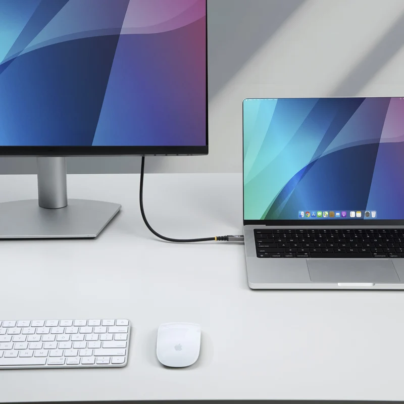 StarTech.com Cavo USB4 da 1,5 m, Cavo USB-C Certificato USB-IF, 80Gbps, PD 240W, 8K 120Hz / 4K 240Hz DP2.1 DP80, Cavetto Tipo-C compatibile Thunderbolt 4