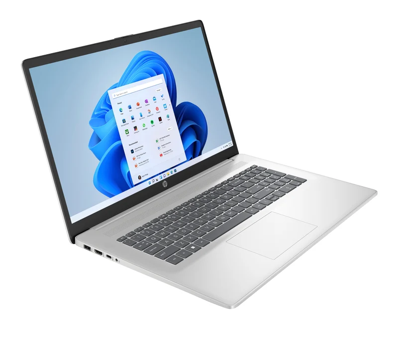 HP Laptop 17-cn4006nl Intel Core 7 150U Computer portatile 43,9 cm (17.3") Full HD 16 GB DDR4-SDRAM Wi-Fi 6 (802.11ax) Windows 11 Home Argento