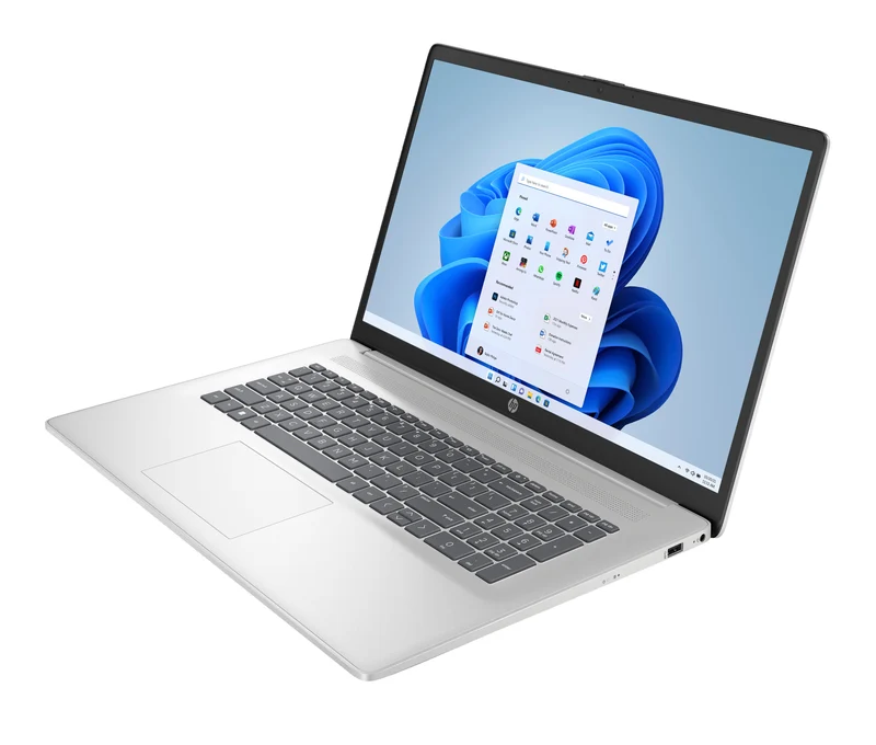 HP Laptop 17-cn4006nl Intel Core 7 150U Computer portatile 43,9 cm (17.3") Full HD 16 GB DDR4-SDRAM Wi-Fi 6 (802.11ax) Windows 11 Home Argento