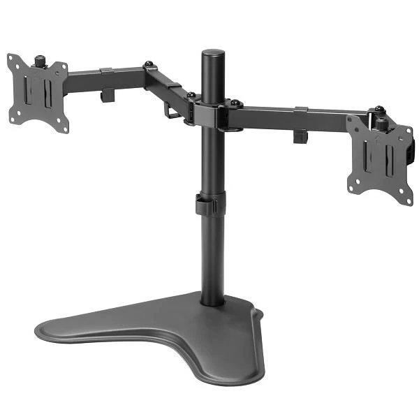 Equip Supporto da tavolo economico per doppio monitor da 17” a 32”