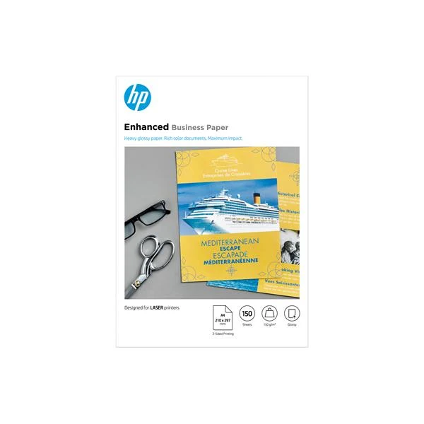 HP Confezione da 150 fogli carta professionale per stampe laser lucida 150 g/m² A4/210 x 297 mm