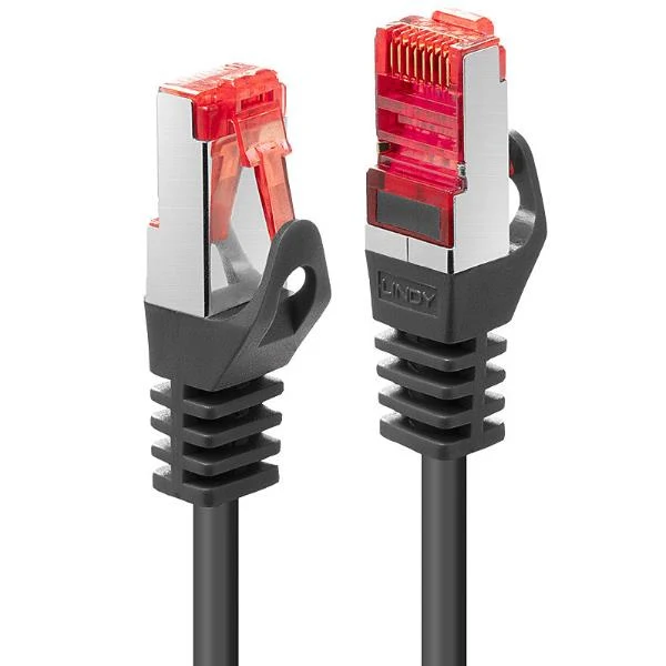 Lindy 47372 cavo di rete Nero 1 m Cat6 S/FTP (S-STP)
