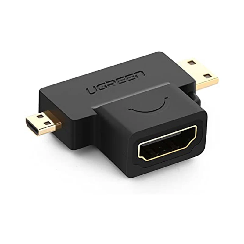 UGreen Micro HDMI + Mini HDMI Male to HDMI Female Adapter - 20144