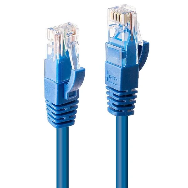 Lindy 48015 cavo di rete Blu 0,3 m Cat6 U/UTP (UTP)