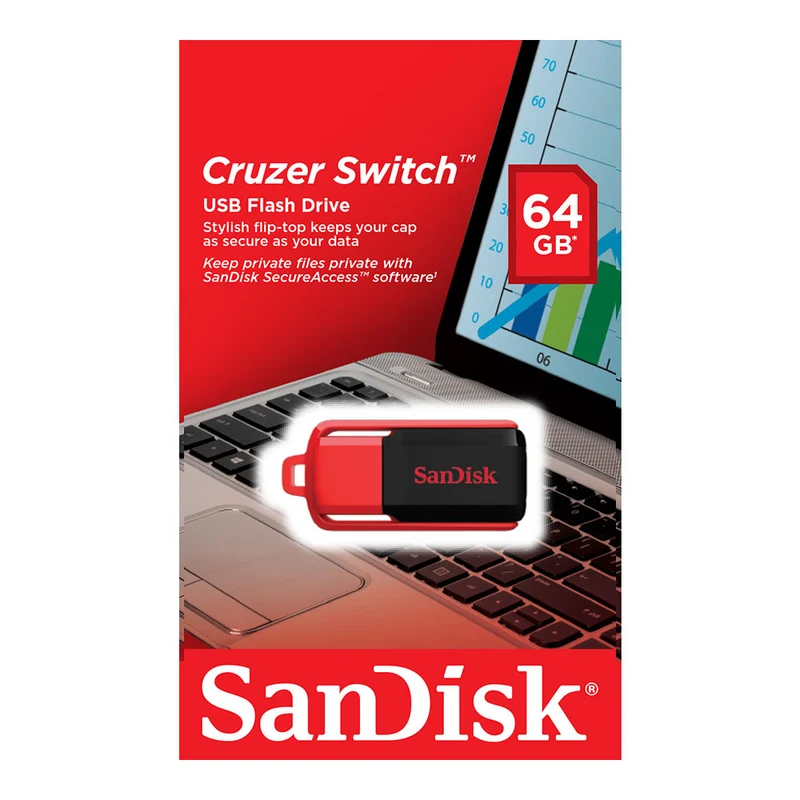 Sandisk Cruzer Switch 2.0 Flashdrive 64GB