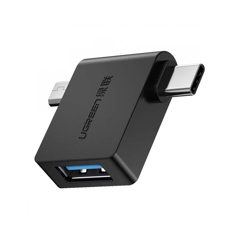 UGreen 2in1 Micro USB M + Type C M to USB 3.0 F - 30453