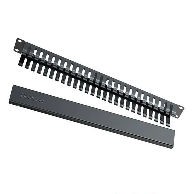 UGreen 24/50-Port Ethernet Cable Management Rack - 70424