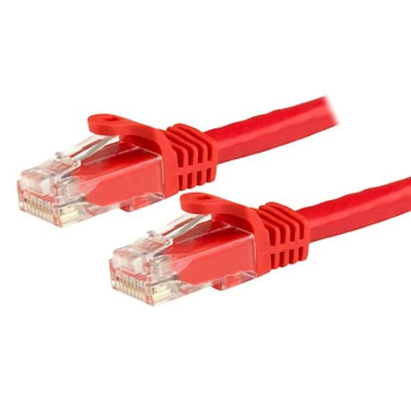StarTech.com Cavo patch CAT6 1,5 m - Filo di rame al 100% - Connettore antistrappo - Rosso
