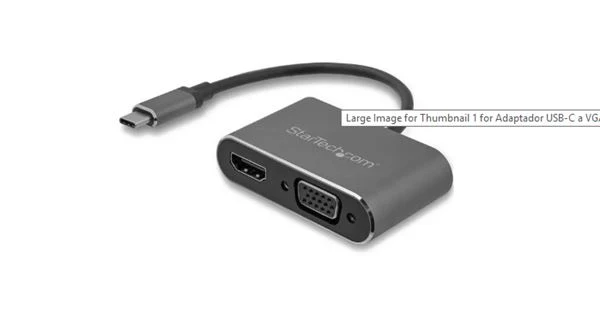 StarTech.com Adattatore USB-C a VGA + HDMI 2 in 1 - 4K 30Hz - Grigio Siderale