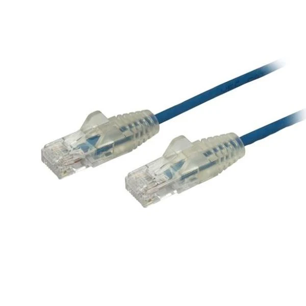 StarTech.com Cavo di Rete Ethernet Snagless CAT6 da 3m - Cavo Patch antigroviglio slim RJ45 - Blu