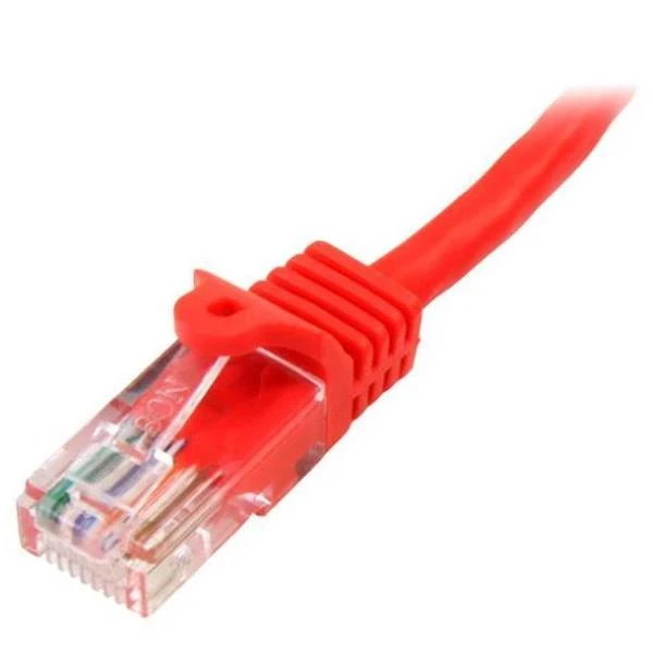 StarTech.com Cavo di rete CAT 5e - Cavo Patch Ethernet RJ45 UTP Rosso da 2m antigroviglio