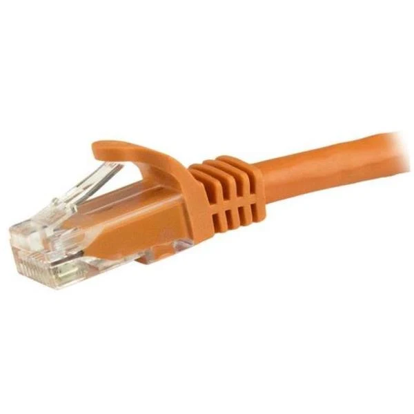 StarTech.com Cavo di rete Cat 6 - Cavo Patch Ethernet Gigabit arancione antigroviglio da 2m