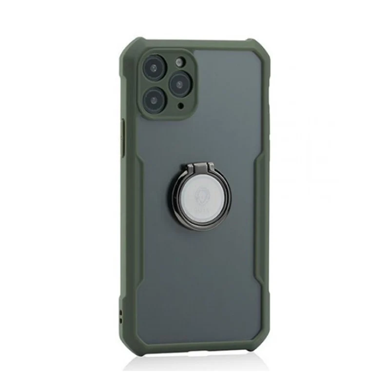 Green Stylishly Tough Case with Ring iPhone 11 Pro Max