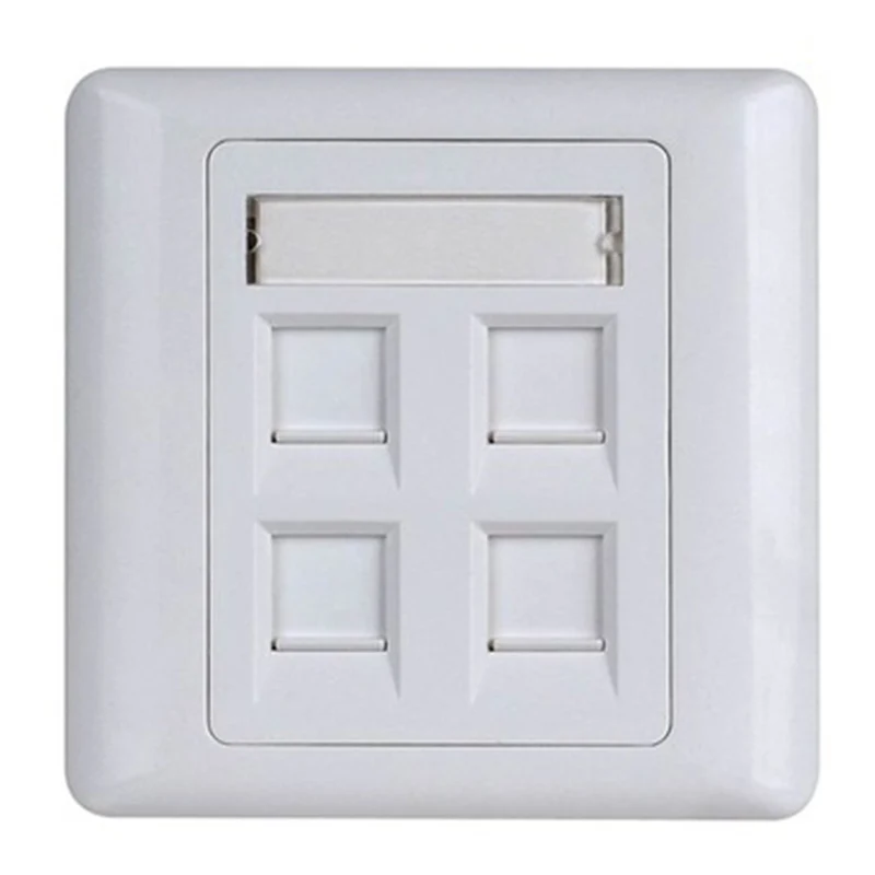 UGreen Wall Plate 4 ports - 80443