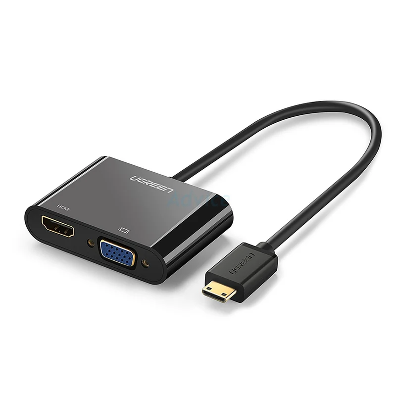 UGreen HDMI to VGA + HDMI Converter - 40744