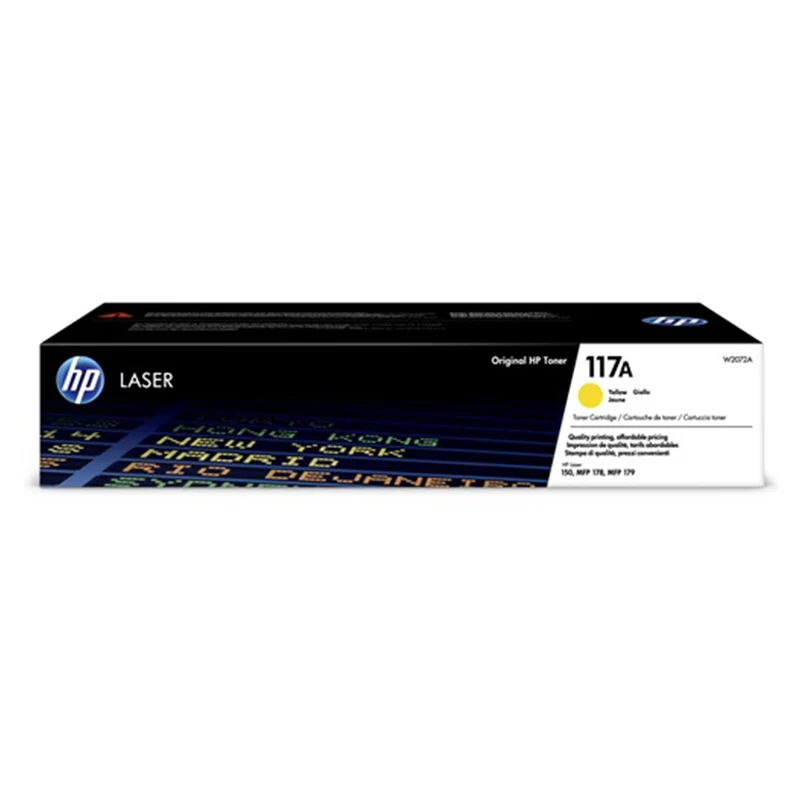 HP Toner W2072A Original 117A Yellow