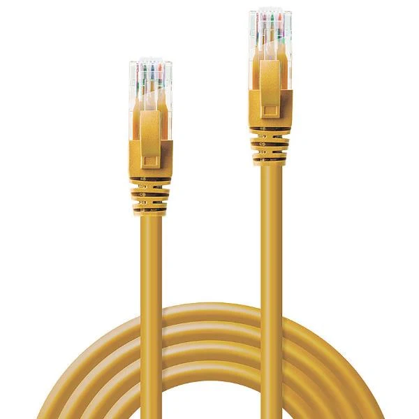 Lindy 48062 cavo di rete Giallo 1 m Cat6 U/UTP (UTP)