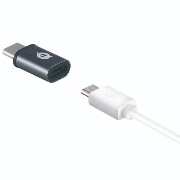 Conceptronic DONN04G adattatore per inversione del genere dei cavi USB 3.1 Gen 1 Type-C, USB 2.0 Type-C USB 3.1 Gen 1 Type-A, USB 2.0 Micro Nero