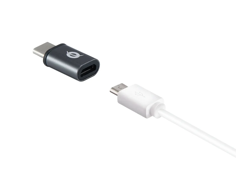 Conceptronic DONN04G adattatore per inversione del genere dei cavi USB 3.1 Gen 1 Type-C, USB 2.0 Type-C USB 3.1 Gen 1 Type-A, USB 2.0 Micro Nero