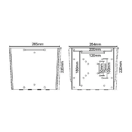 PLANO FLAT SMALL 40 GRIGIA
