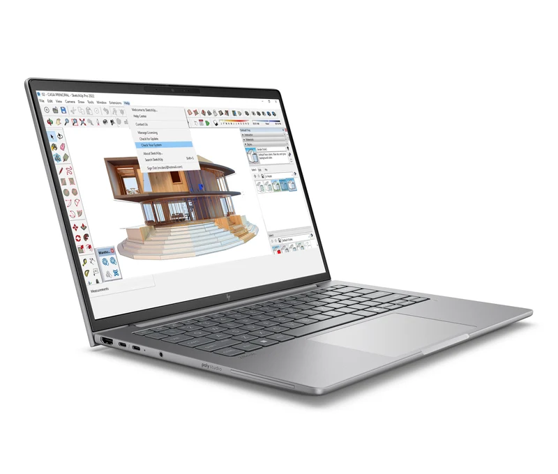 HP ZBook 8 G1i Wolf Pro Security Edition Intel Core Ultra 7 255H Workstation mobile 35,6 cm (14") WUXGA 16 GB DDR5-SDRAM 512 GB SSD NVIDIA RTX 500 Ada Wi-Fi 7 (802.11be) Windows 11 Pro AI Workstation, AI PC Argento