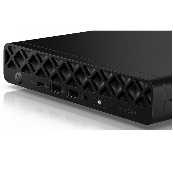 HP EliteDesk 8 Mini G1a Next Gen AI Wolf Pro Security Edition Copilot+ PC AMD Ryzen AI 7 350 16 GB DDR5-SDRAM 512 GB SSD Windows 11 Pro Mini PC AI PC Nero