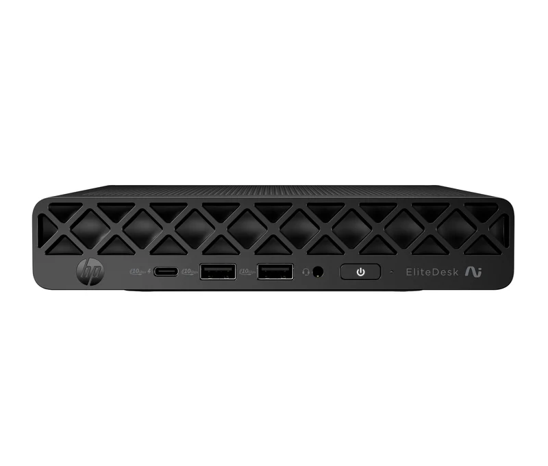 HP EliteDesk 8 Mini G1a Next Gen AI Wolf Pro Security Edition Copilot+ PC AMD Ryzen AI 7 350 16 GB DDR5-SDRAM 512 GB SSD Windows 11 Pro Mini PC AI PC Nero