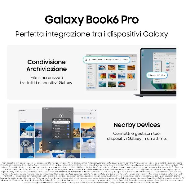 Samsung Galaxy Book6 Pro Copilot+ PC Intel Core Ultra 7 356H Computer portatile 35,6 cm (14") Touch screen WQXGA+ 32 GB LPDDR5x-SDRAM 512 GB SSD Wi-Fi 7 (802.11be) Windows 11 Pro Grigio