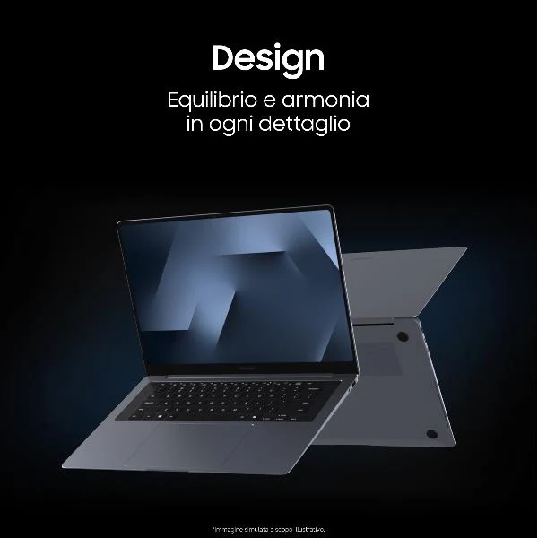 Samsung Galaxy Book6 Pro Copilot+ PC Intel Core Ultra 7 356H Computer portatile 35,6 cm (14") Touch screen WQXGA+ 32 GB LPDDR5x-SDRAM 512 GB SSD Wi-Fi 7 (802.11be) Windows 11 Pro Grigio