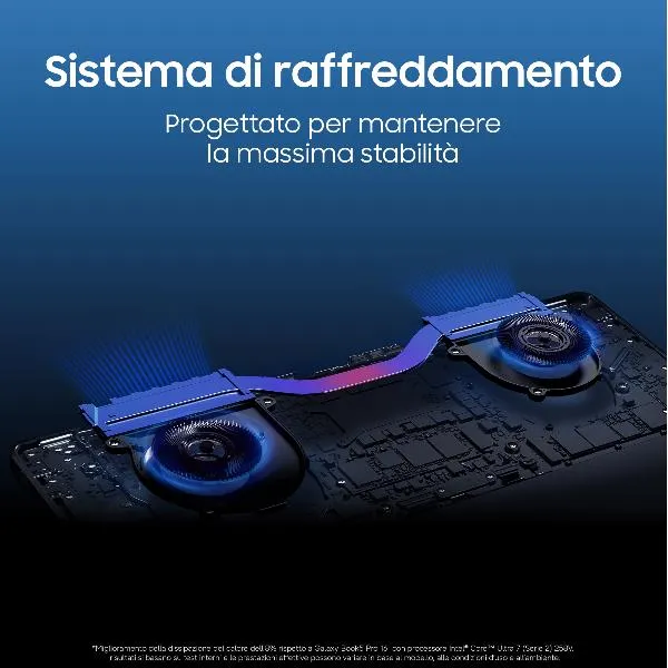 Samsung Galaxy Book6 Pro Copilot+ PC Intel Core Ultra 7 356H Computer portatile 35,6 cm (14") Touch screen WQXGA+ 32 GB LPDDR5x-SDRAM 512 GB SSD Wi-Fi 7 (802.11be) Windows 11 Pro Grigio