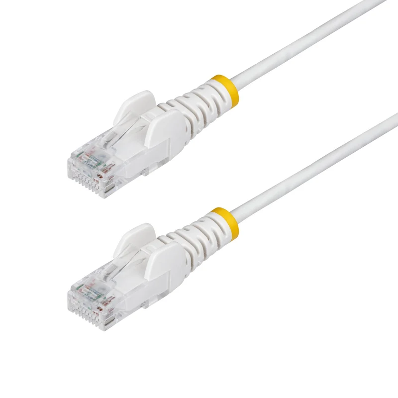 StarTech.com N6PAT25CMWHS cavo di rete Bianco 0,25 m Cat6 U/UTP (UTP)