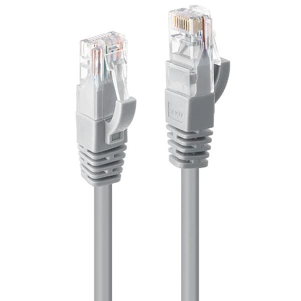 Lindy 48000 cavo di rete Grigio 0,3 m Cat6 U/UTP (UTP)