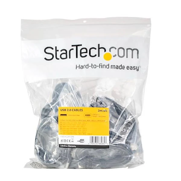 StarTech.com Cavo USB-C a USB-A - M/M da 2m - Pacco da 10