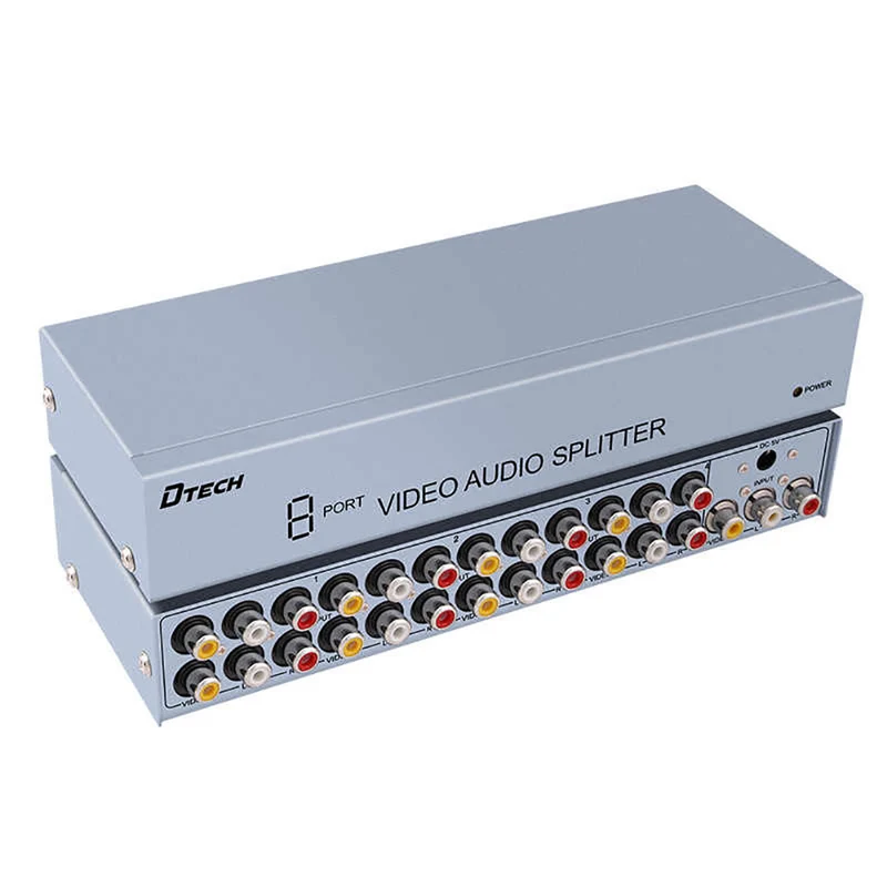 Dtech Splitter AV 8 Ports 7208