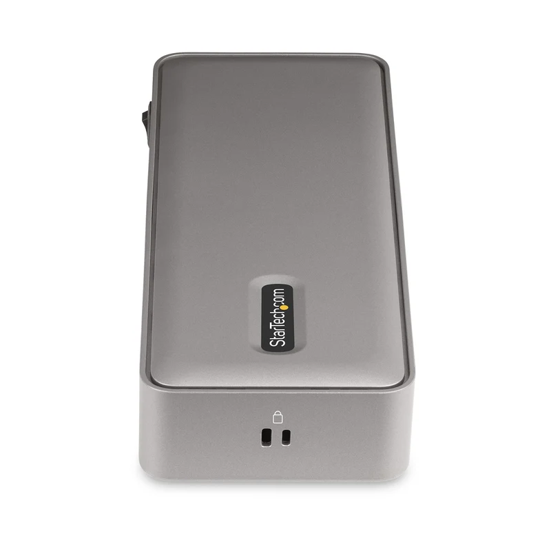StarTech.com KVM Docking Station USB-C per due laptop, docking station DisplayPort a doppio monitor 4K 60 Hz, hub USB a 5 porte, GbE, Dock KVM con alimentazione a 90W/45W per due laptop, Windows/Mac