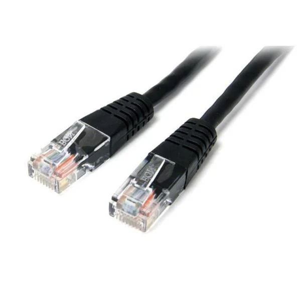 StarTech.com Cavo patch UTP Cat5e RJ45 modellato nero da 15 m Cat 5e - Cavo patch da 15 m