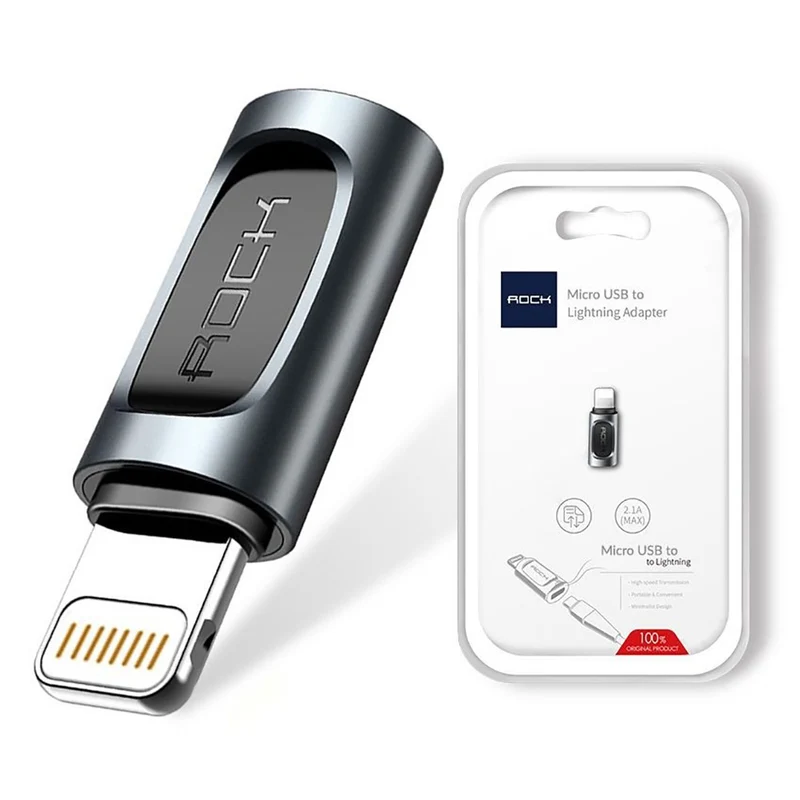 Rock Micro USB to Lightning Adapter RCB0607