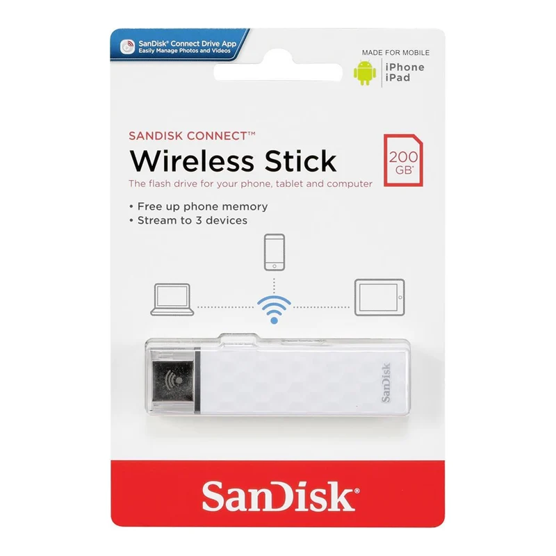 Sandisk Connect Wireless Stick 200GB