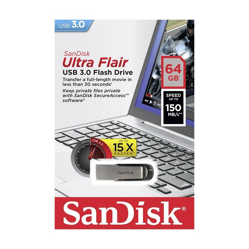 Sandisk Ultra Flair 3.0 Flashdrive 64GB