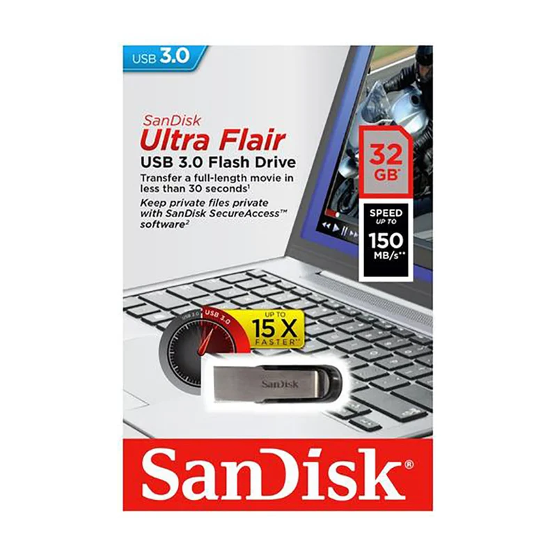 Sandisk Ultra Flair 3.0 Flashdrive 32GB