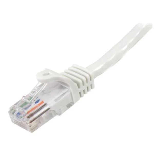 StarTech.com Cavo di Rete da 7m Bianco Cat5e Ethernet RJ45 Antigroviglio