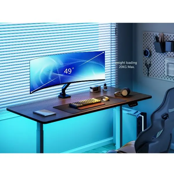 Equip Staffa di montaggio per monitor da scrivania per impieghi gravosi da 17“ a 49”, nero