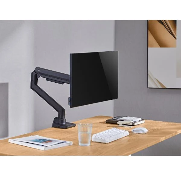 Equip Staffa di montaggio per monitor da scrivania per impieghi gravosi da 17“ a 49”, nero