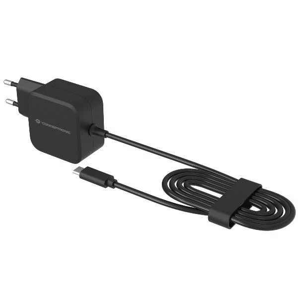 Conceptronic OZUL04BE Caricabatterie per dispositivi mobili Universale Nero AC Interno