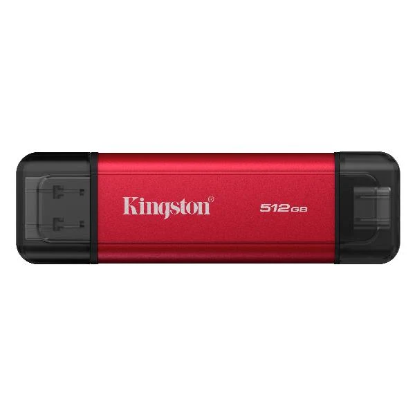 Kingston Technology 512GB Dual USB-A/C Portable SSD, Up to 1050MB/s USB 3.2 Gen 2